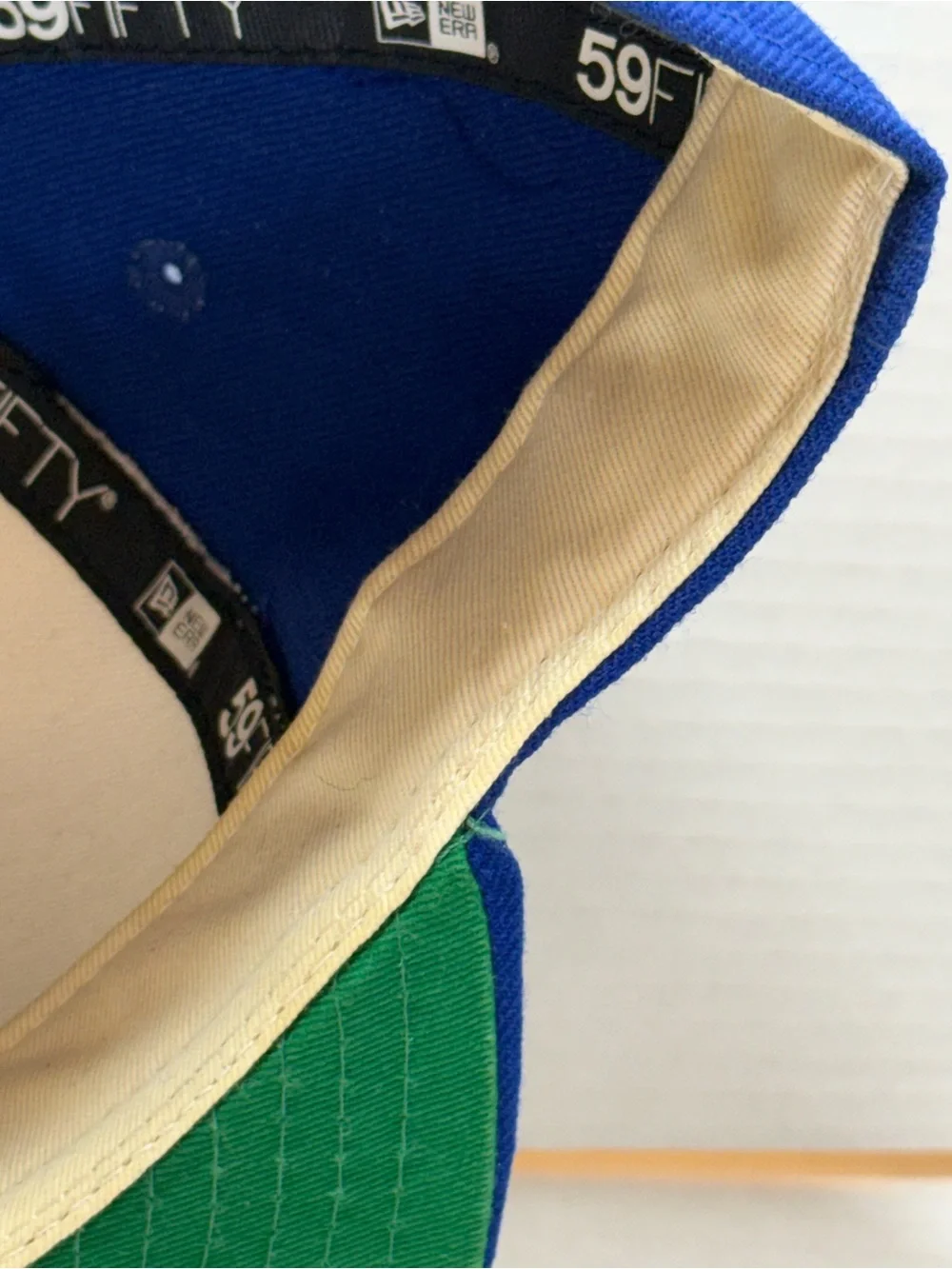 Toronto Blue Jays Retro New Era 59Fifty Fitted Hat/Cap 7 58 2tone Green Uv